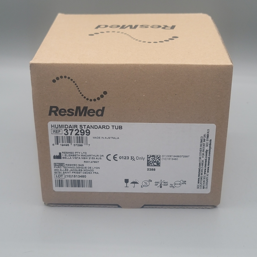 NEW ResMed Humidair Standard Tub 37299 New Water Reservoir